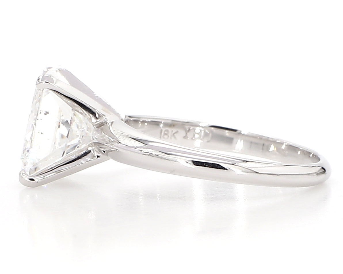 cushion diamond solitaire ring 4.02 carat