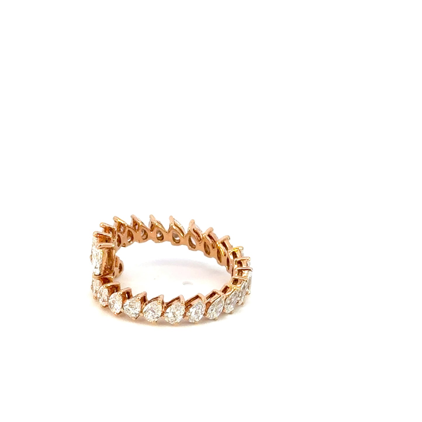 pear shape graduated ring (2.54 ct)