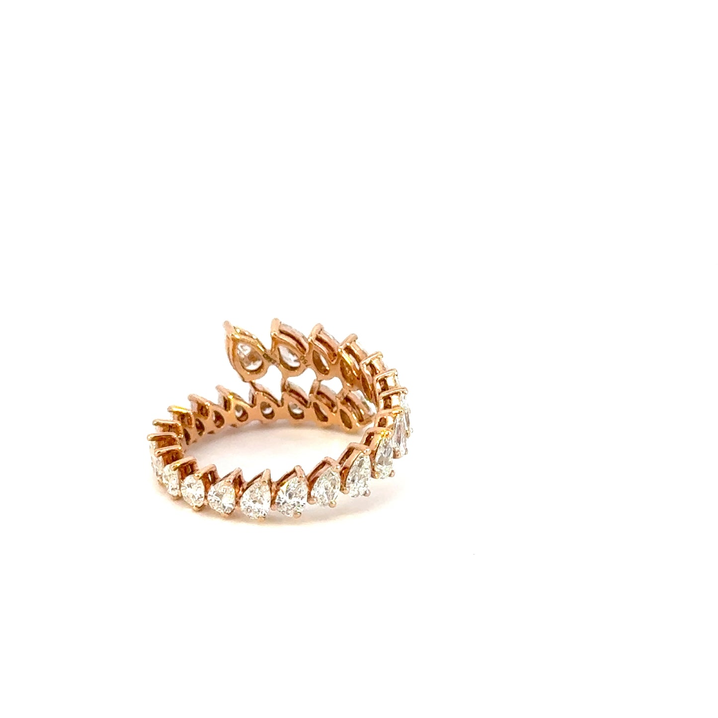 pear shape graduated ring (2.54 ct)