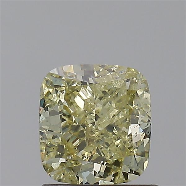 cushion shape fancy yellow diamond i1 gia 1.0 carat
