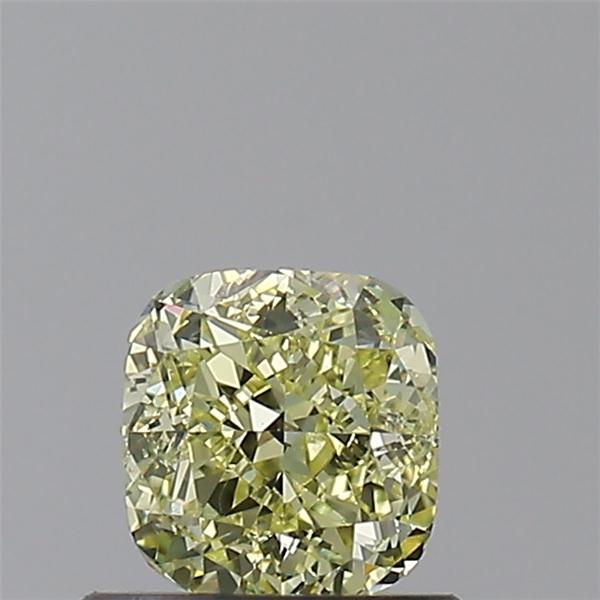 cushion shape natural fancy yellow diamond vvs2 clarity gia 0.6 carat