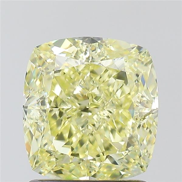 cushion fancy yellow diamond if gia 1.51 carat
