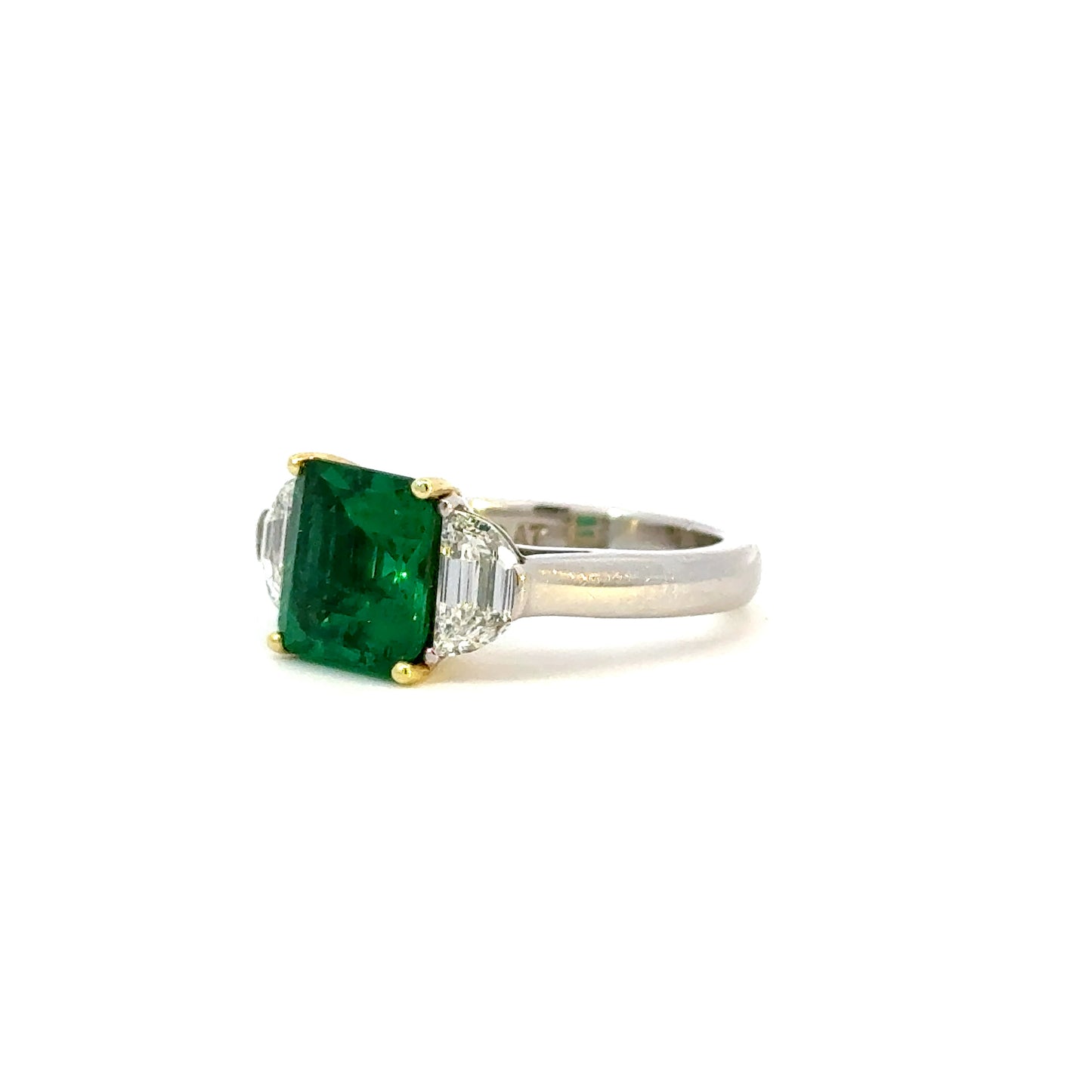 colombian emerald ring 2.86 ct