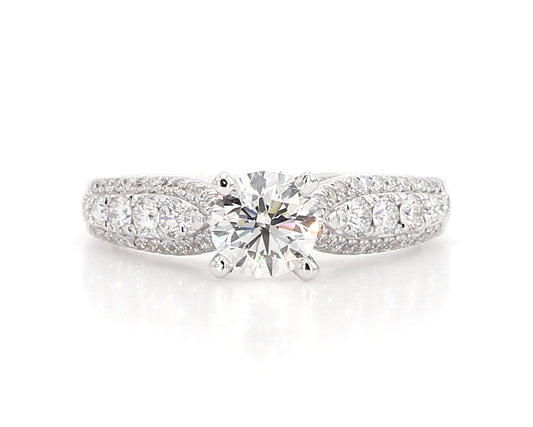 Round Diamond Engagment Ring 1.15 Carat