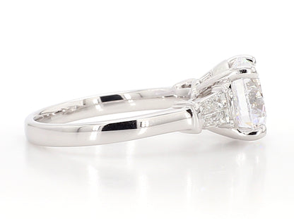 Exceptional Round Diamond Engagement Ring 3.39 Carat