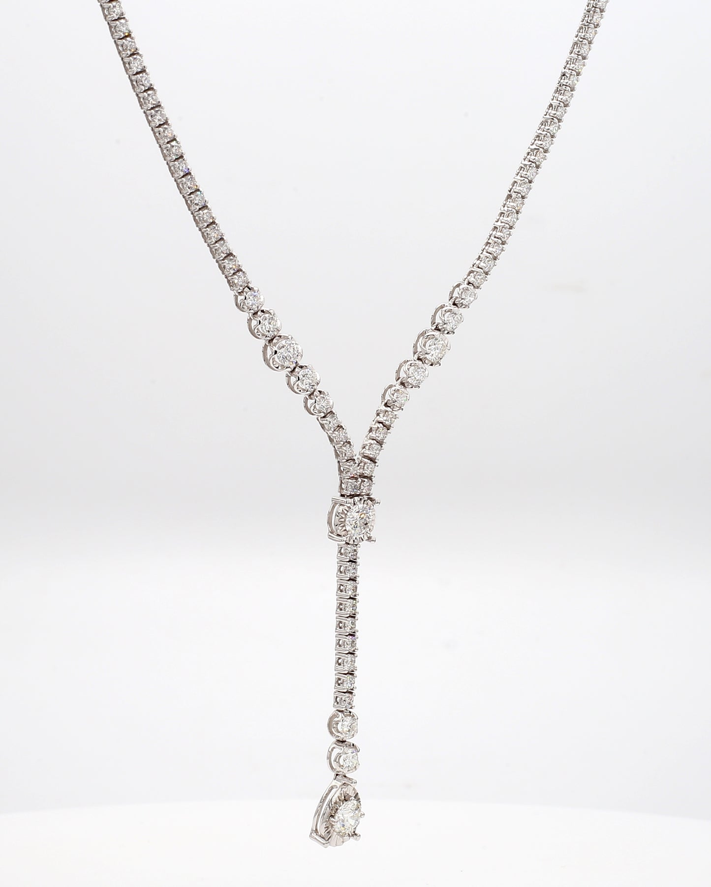 diamond necklace 4.01 carat