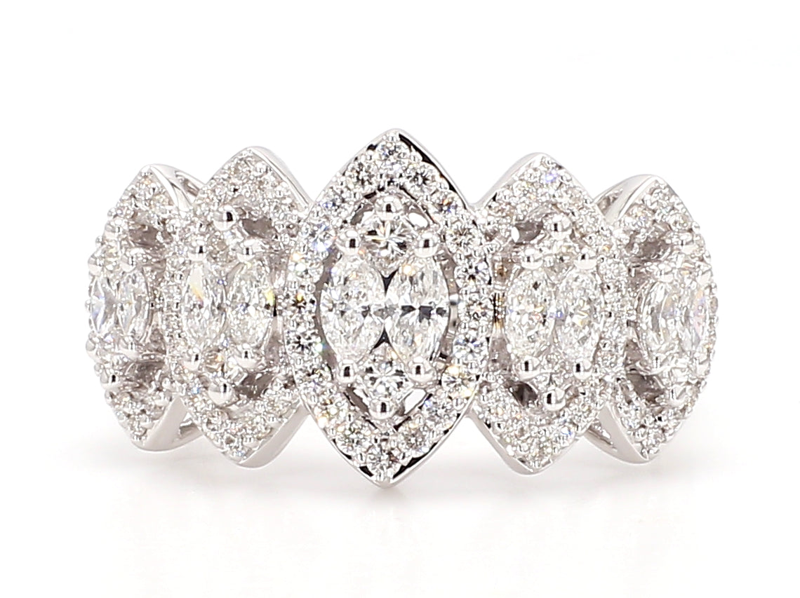 white diamond marquise diamond ring 1.01 carat