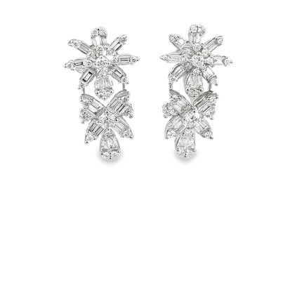 Wild Flower Diamond Earrings