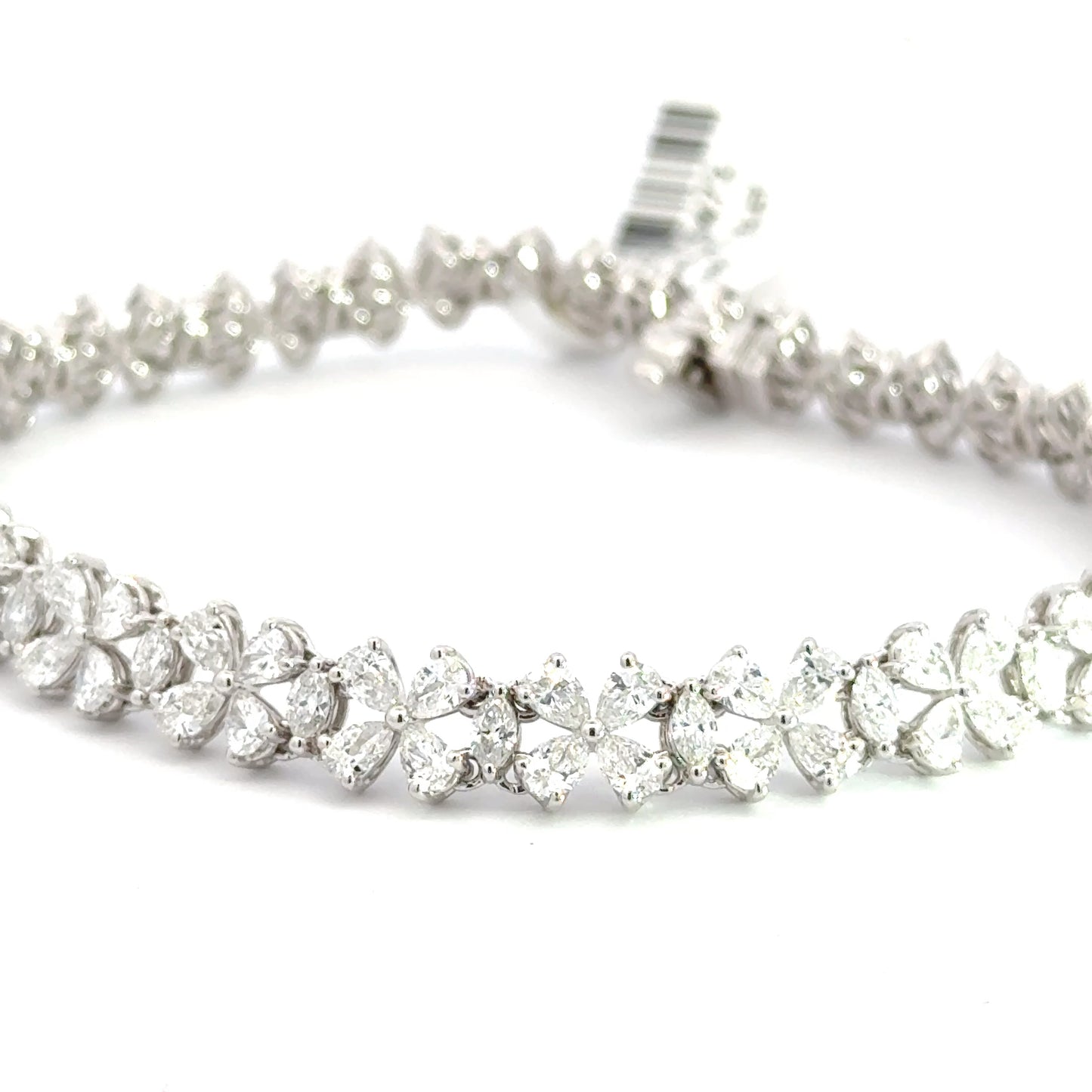 pear and marquise bracelet (7.18 ct)