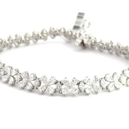 PEAR AND MARQUISE BRACELET (7.18 Ct)