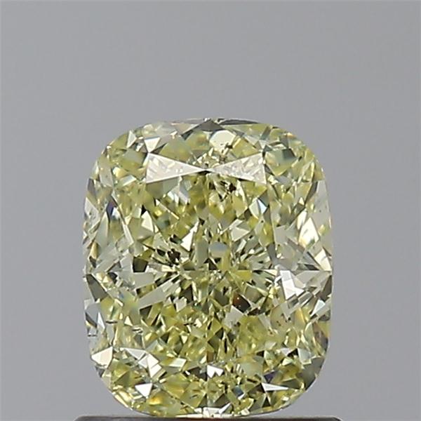 cushion shape fancy yellow diamond  si2 gia 1.04 carat