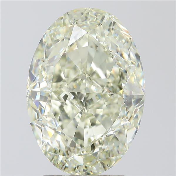 oval shape fancy green yellow diamond 3.31 carat