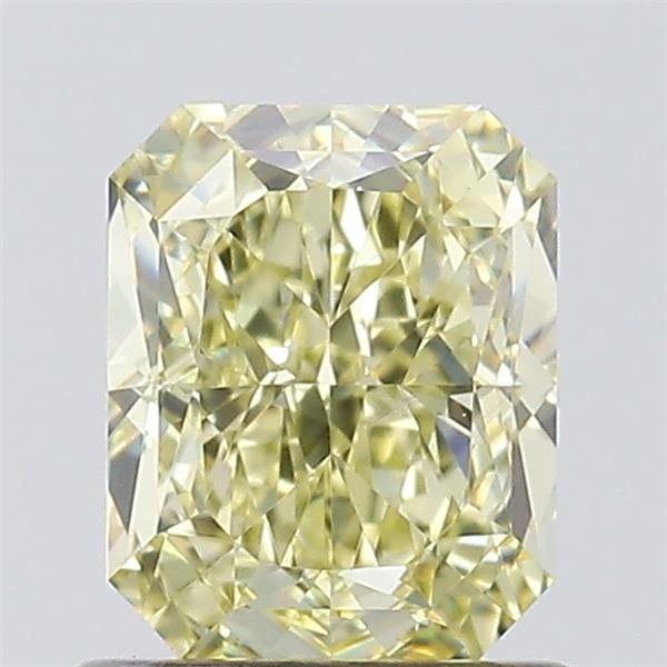 radiant shape fancy yellow diamond  vs2 clarity & gia certified 1.0 carat