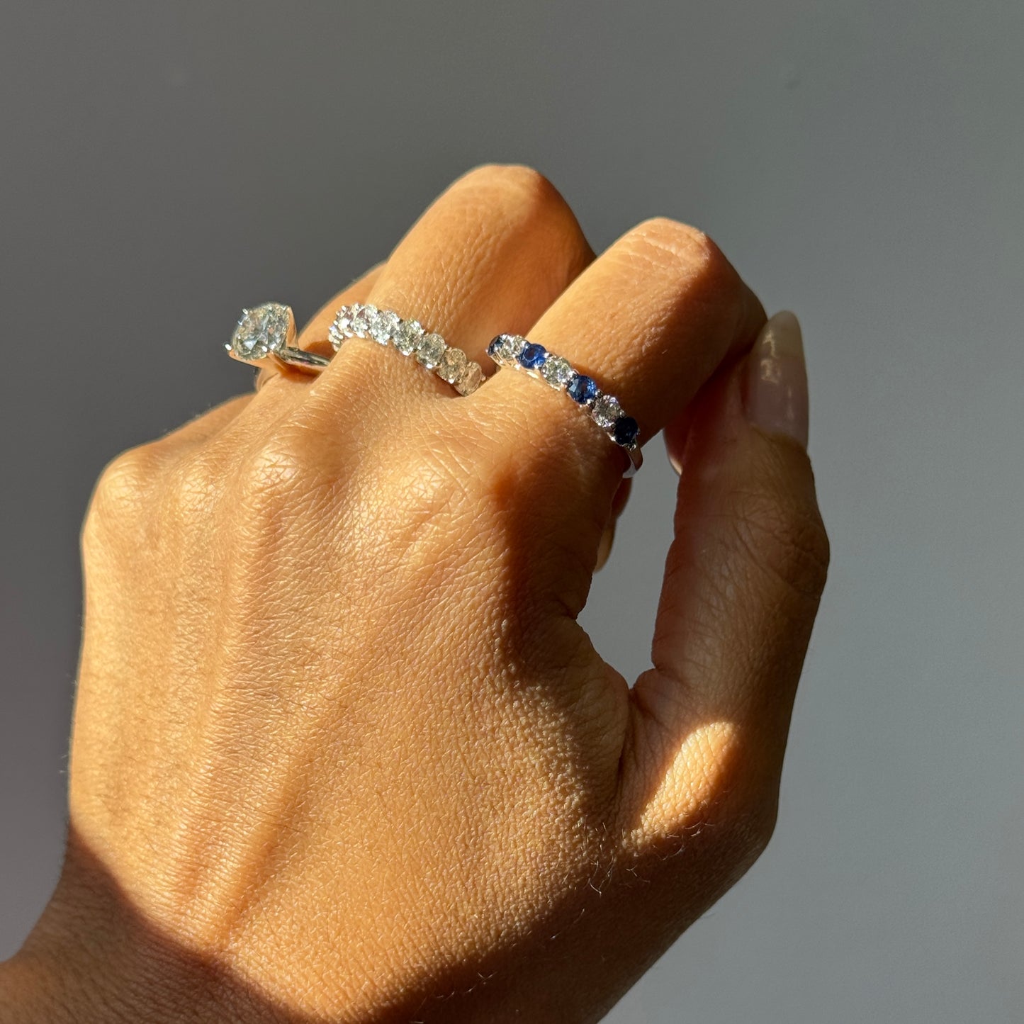 diamond and sapphire band