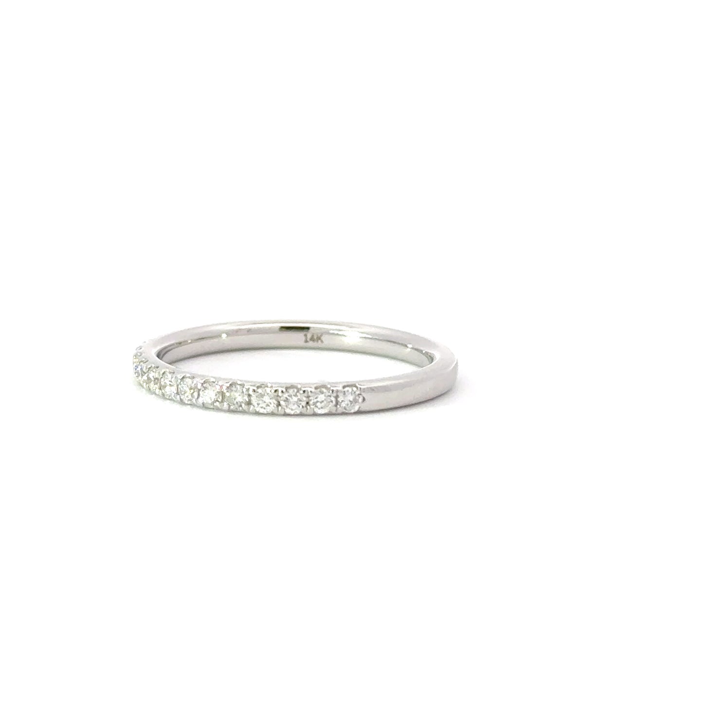 diamond band 14k white gold 0.35ct