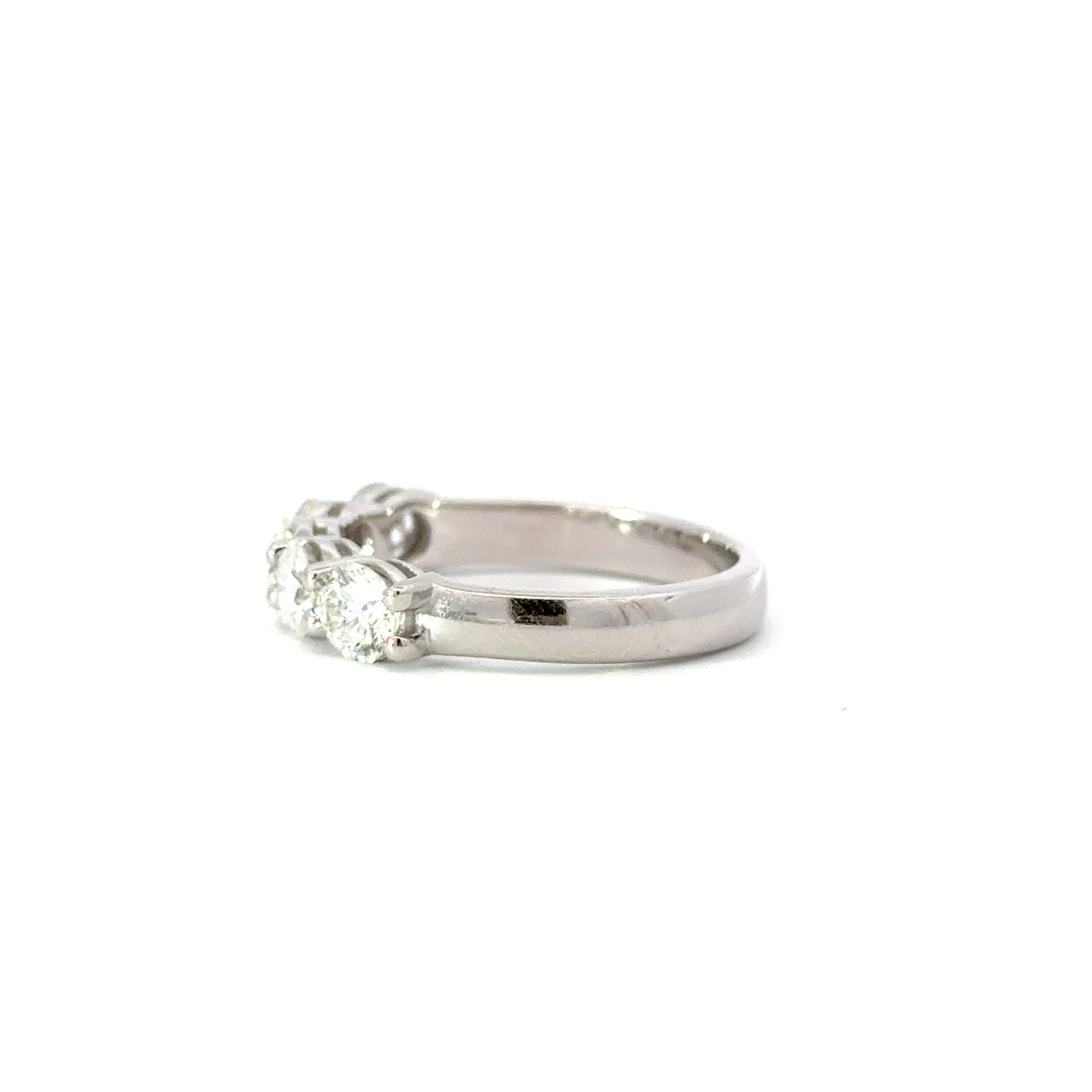 diamond band 14k white gold 1.70 carat