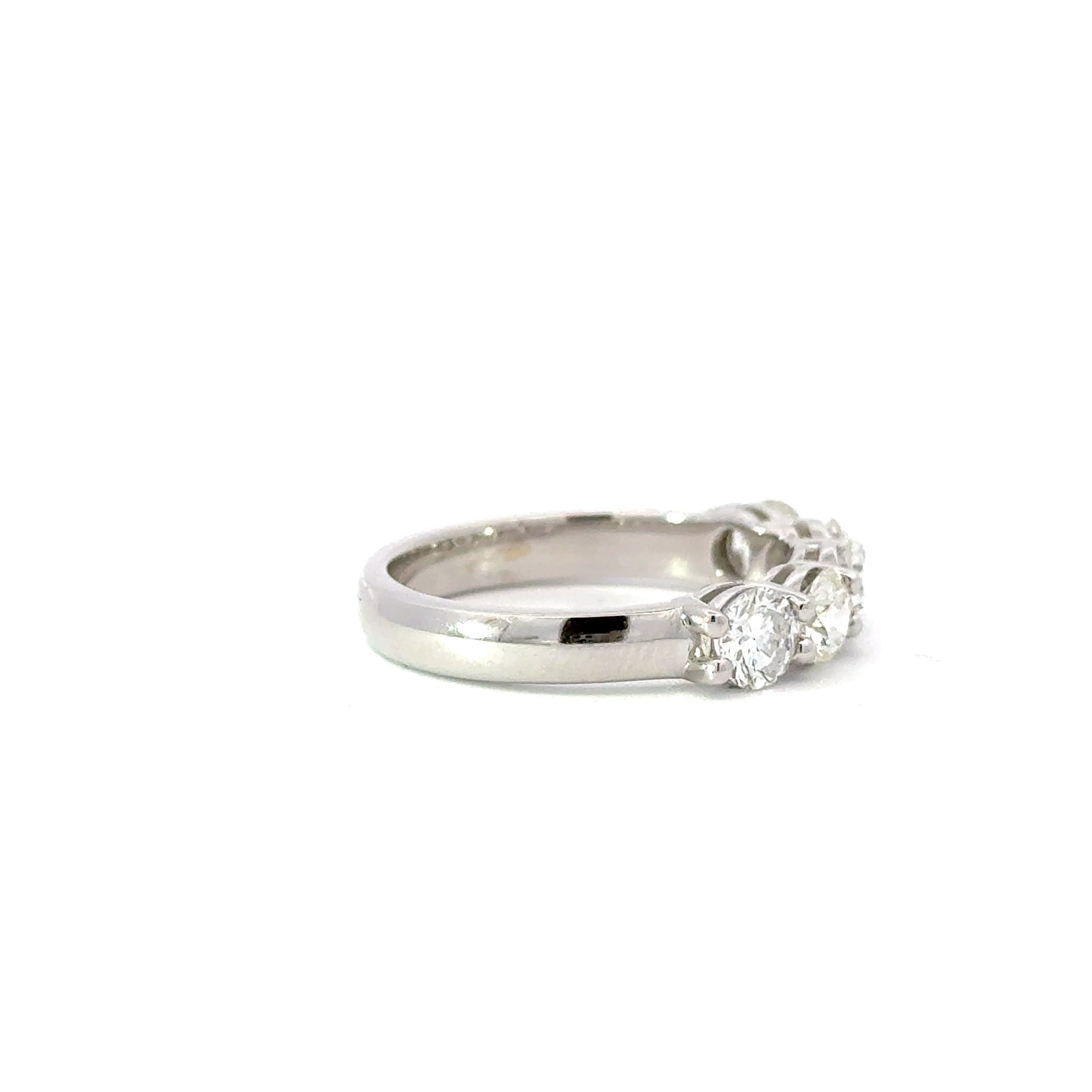 diamond band 14k white gold 1.70 carat