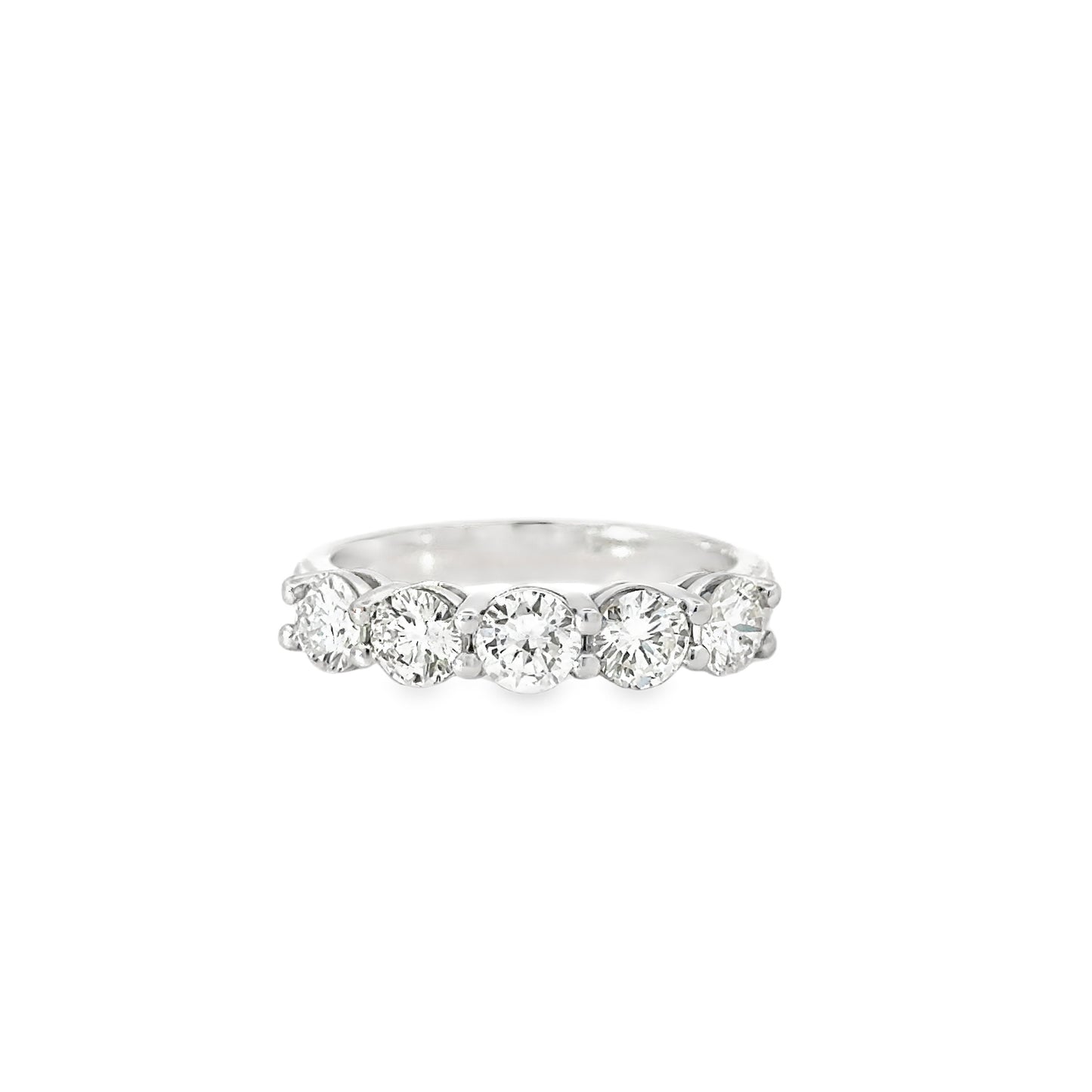 diamond band 14k white gold 1.70 carat