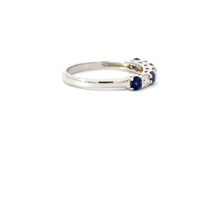 Diamond and sapphire band