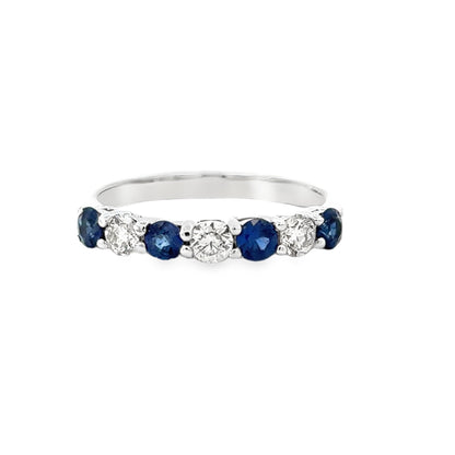 Diamond and sapphire band