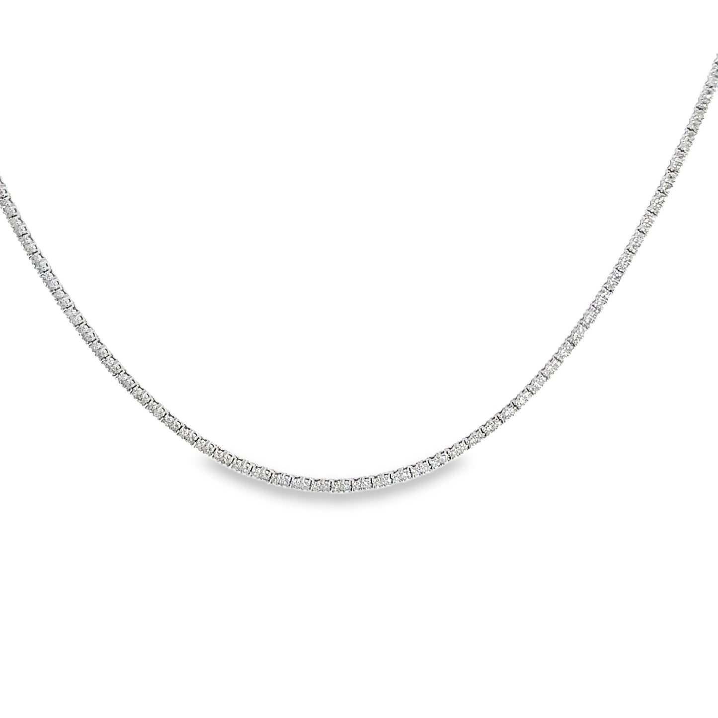 diamond tennis necklace 2.80 cts