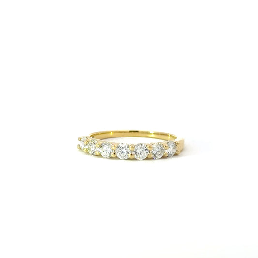 Diamond Band 18K Yellow Gold 0.83 ct