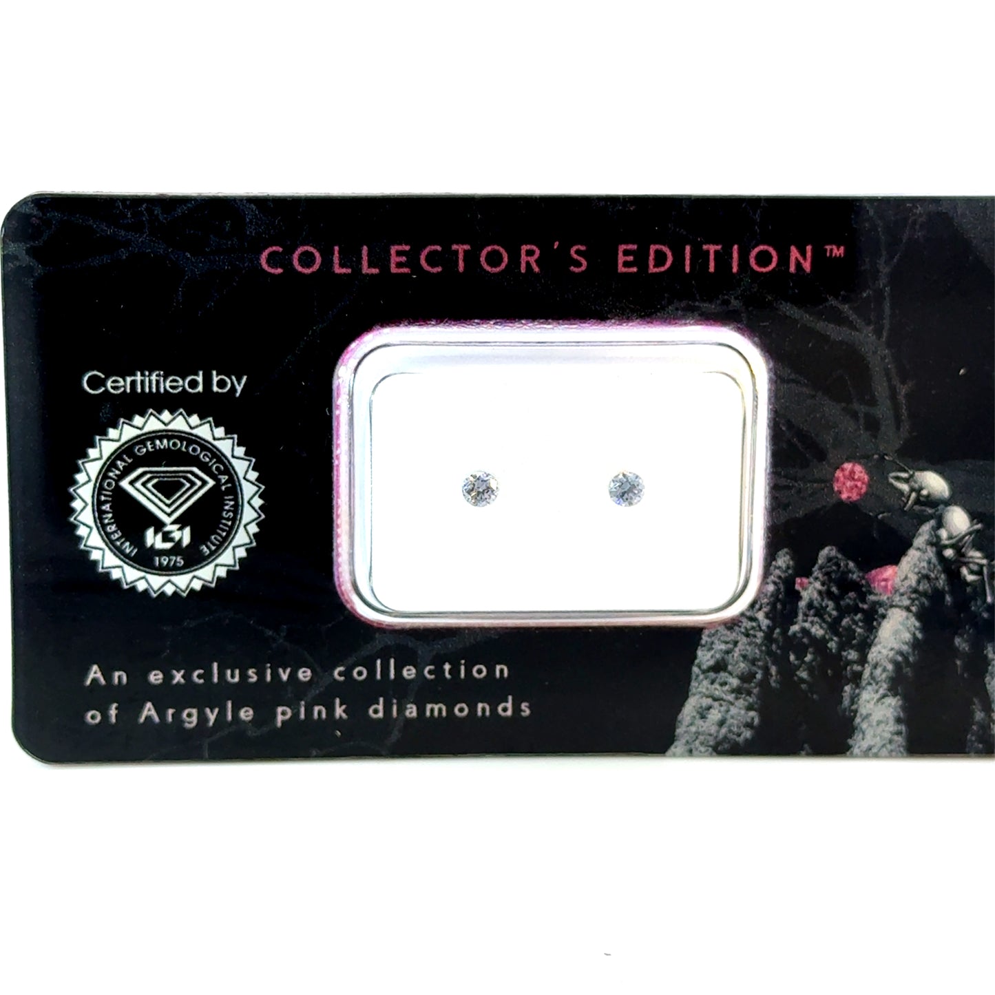 natural fancy bluish grey diamonds 2 = 0.11 ct