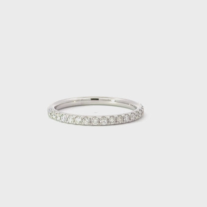 Diamond Band 14k White Gold 0.35ct