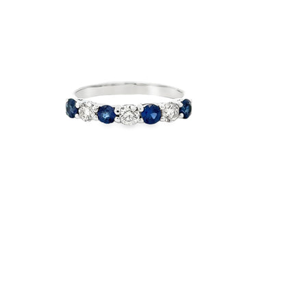 Diamond and sapphire band