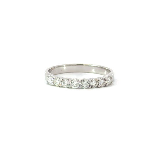Diamond Band 18K White Gold 0.50